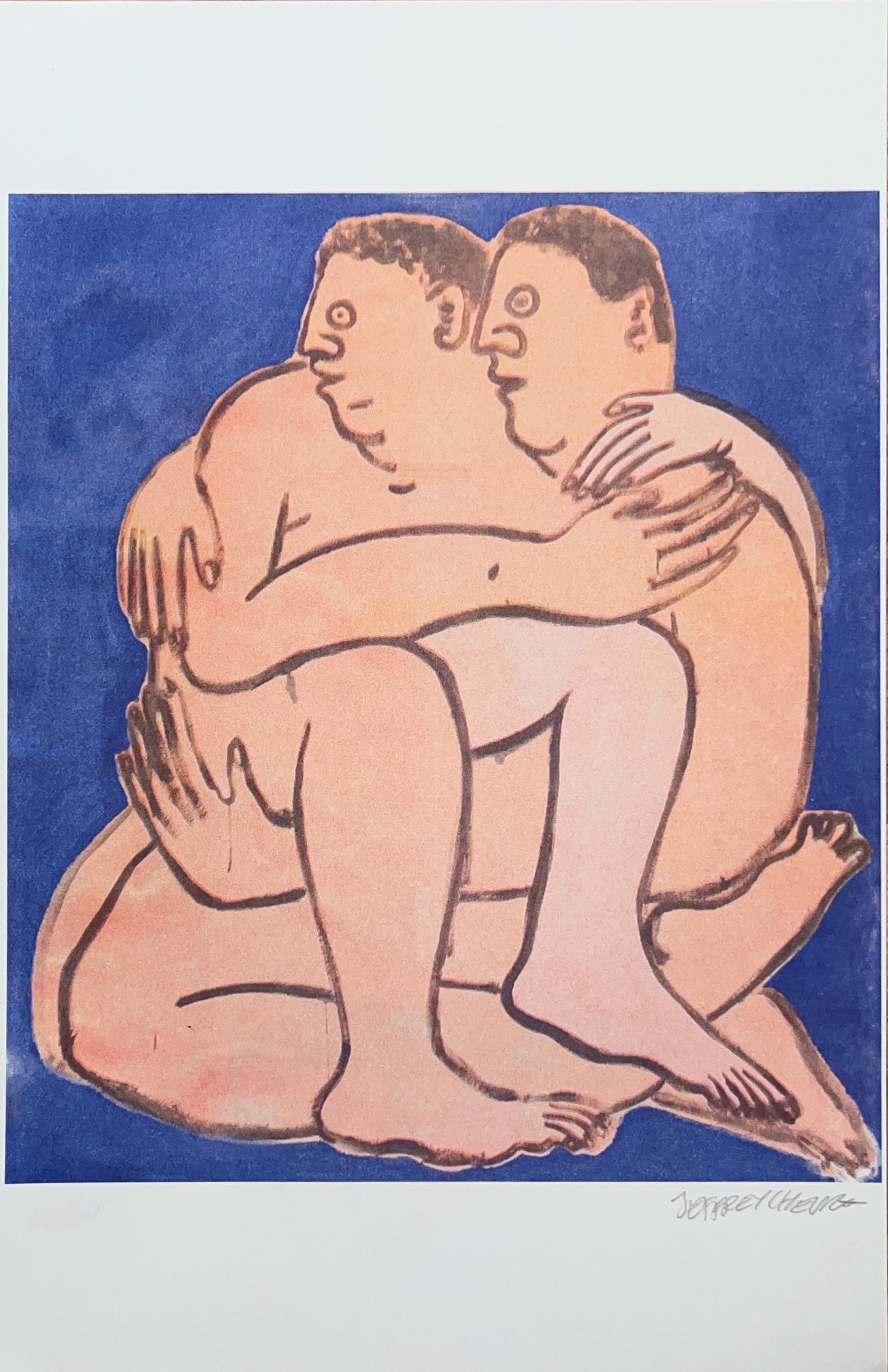 "Hold" risograph