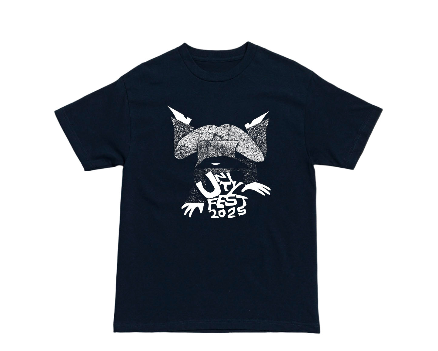"Marbie Unity Fest 2025" tee (navy)