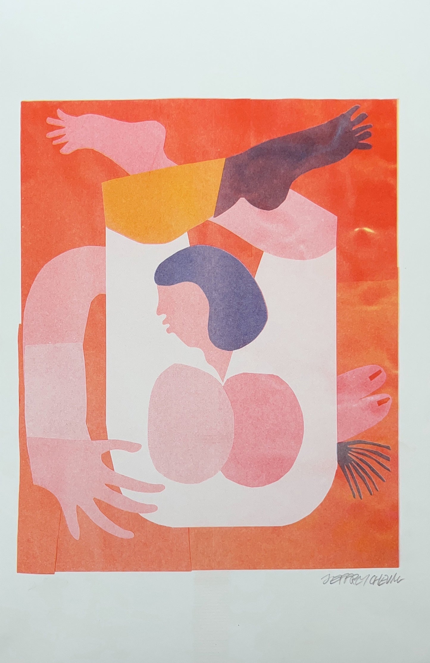 "Upside" risograph