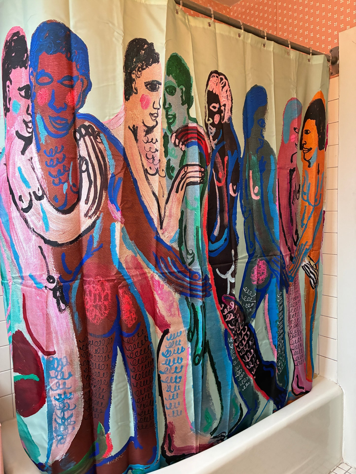 Jeffrey Cheung Shower Curtain