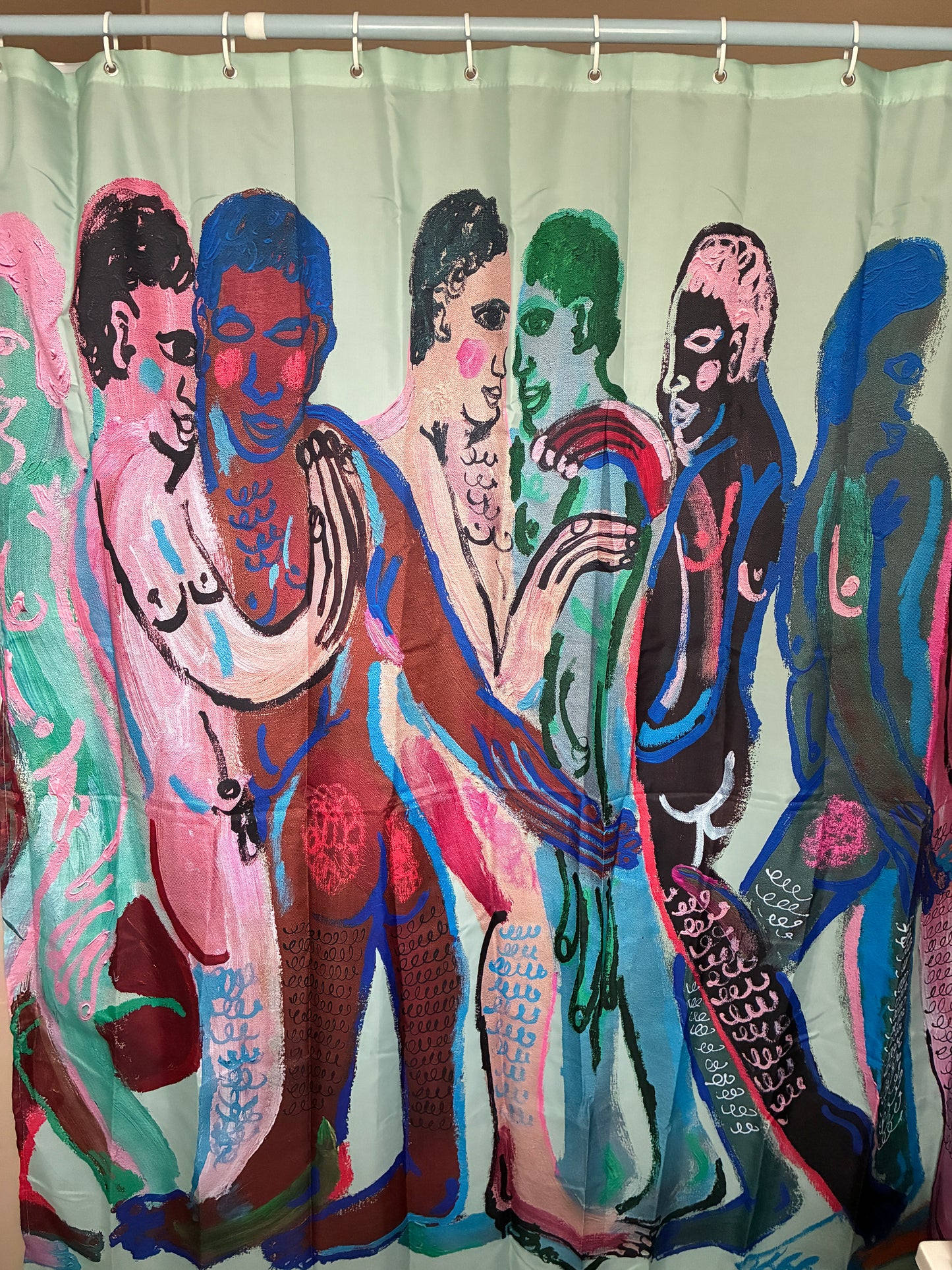 Jeffrey Cheung Shower Curtain