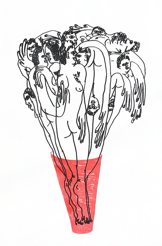"Vase" riso print