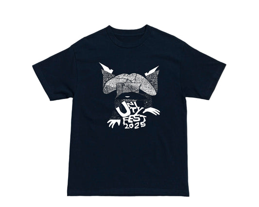 "Marbie Unity Fest 2025" tee (navy)